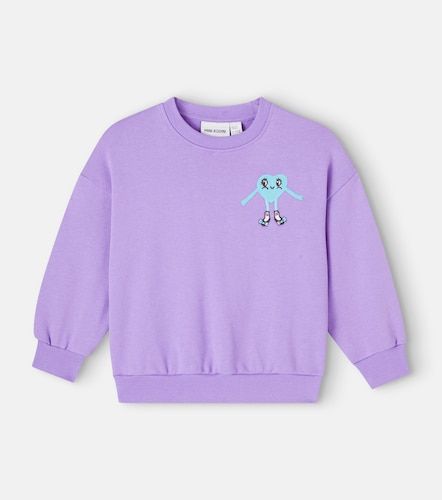 Embroidered cotton jersey sweatshirt - Mini Rodini - Modalova