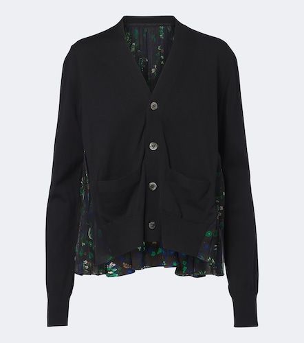 Sacai Cárdigan de algodón floral - Sacai - Modalova