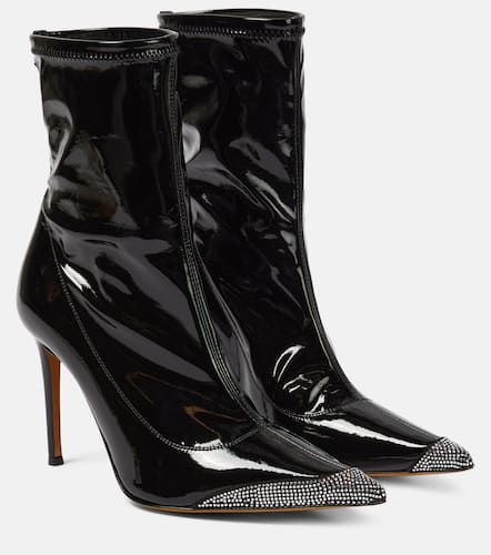 Avi embellished faux leather ankle boots - Alexandre Vauthier - Modalova