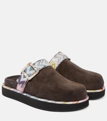 Missoni Zigzag suede clogs - Missoni - Modalova