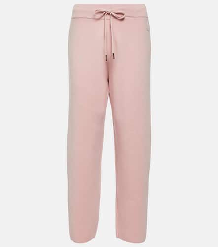 Wool and cashmere sweatpants - Moncler - Modalova