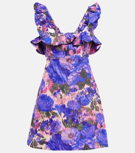 Vestido corto High Tide de lino floral - Zimmermann - Modalova