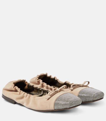 Suede ballet flats - Brunello Cucinelli - Modalova