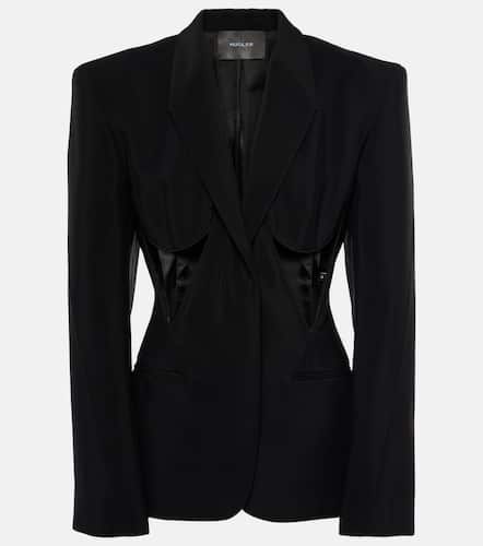 Mugler Blazer con aberturas - Mugler - Modalova