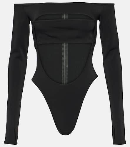 Circle off-shoulder cutout bodysuit - Mugler - Modalova