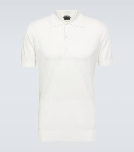 Tom Ford Silk and cotton polo shirt - Tom Ford - Modalova