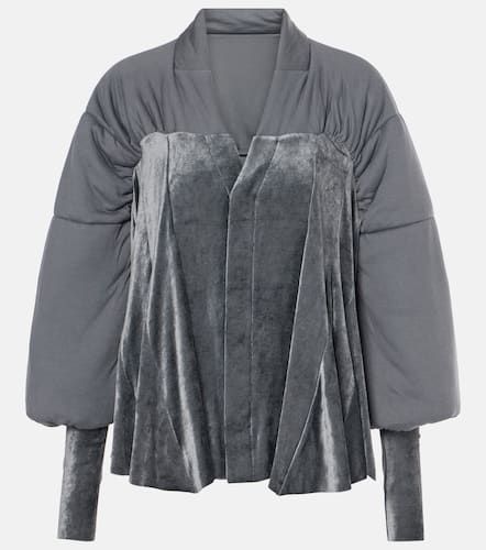 Chaqueta Duvetessa de jersey y terciopelo - Rick Owens - Modalova