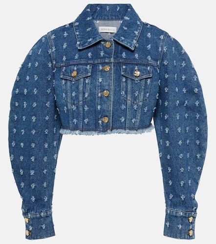 Chaqueta cropped de denim - Nina Ricci - Modalova