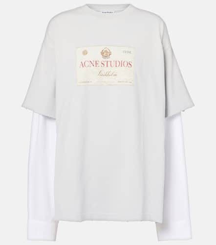 Bedrucktes T-Shirt aus Baumwoll-Jersey - Acne Studios - Modalova