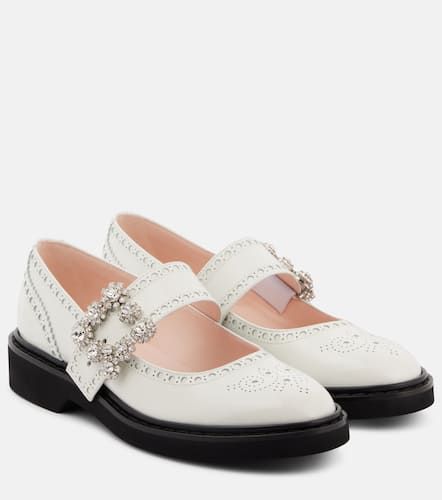 Ballerine Mary Jane Viv’ Rangers Flower in pelle - Roger Vivier - Modalova