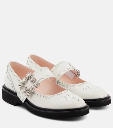 Viv' Rangers Flower leather Mary Jane flats - Roger Vivier - Modalova