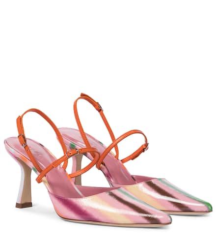 Slingback-Pumps aus Lackleder - By Far - Modalova