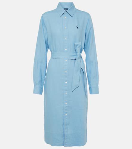 Vestido camisero de lino - Polo Ralph Lauren - Modalova