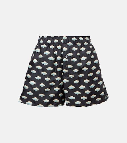 Shorts Clouds in twill di seta - Loewe - Modalova