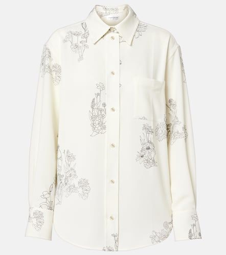Camicia con stampa floreale - Victoria Beckham - Modalova