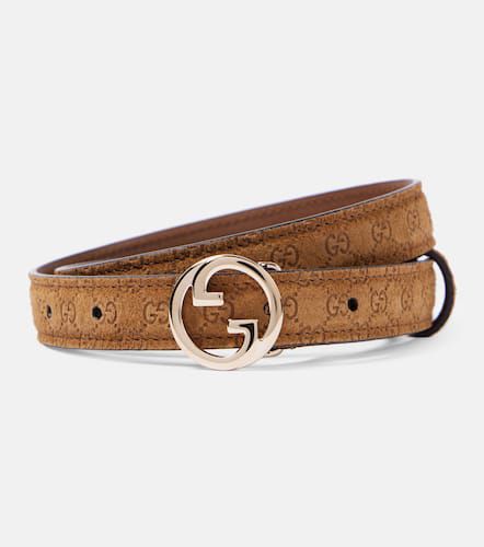 Gürtel Blondie aus Veloursleder - Gucci - Modalova