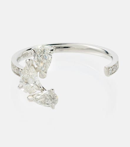 Anillo Serti Sur Vide de oro blanco de 18 ct con diamantes - Repossi - Modalova
