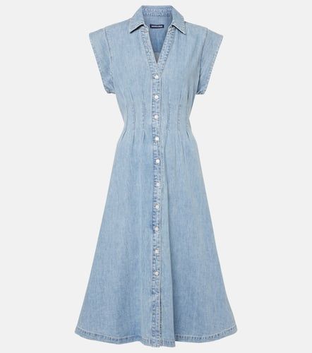 Vestido midi Ruben de denim - Veronica Beard - Modalova