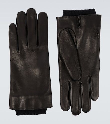 Cassandre wool-lined leather gloves - Saint Laurent - Modalova