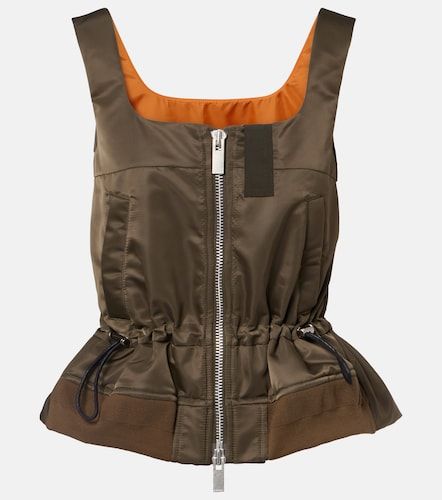 Sacai Technical zip-up tank top - Sacai - Modalova