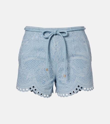 Shorts Daylight de algodón bordados - Zimmermann - Modalova