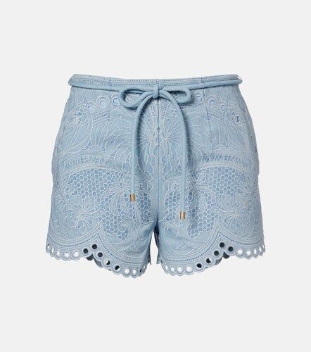 Shorts Daylight de algodón bordados - Zimmermann - Modalova