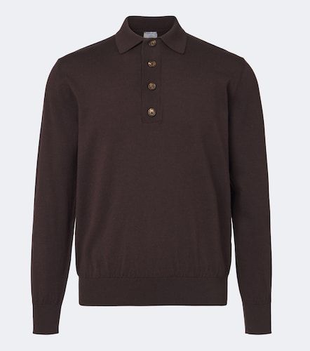 Pullover polo in cotone e cashmere - Eleventy - Modalova