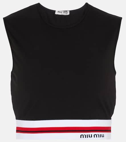 Miu Miu Cropped-Top - Miu Miu - Modalova