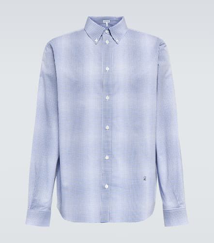 Loewe Checked cotton poplin shirt - Loewe - Modalova