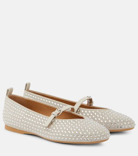 Ballerine in suede con cristalli - JW Anderson - Modalova