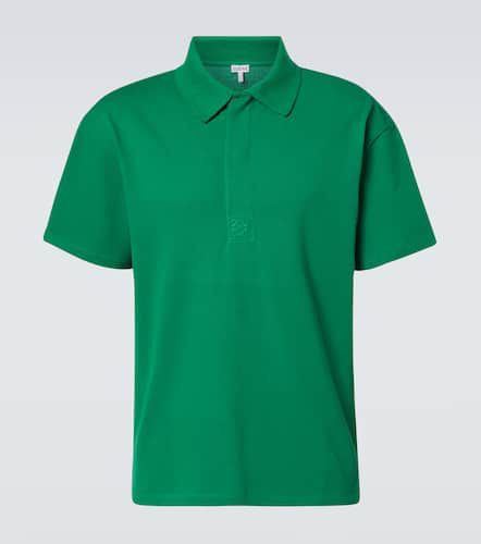 Cotton-blend piquet polo shirt - Loewe - Modalova