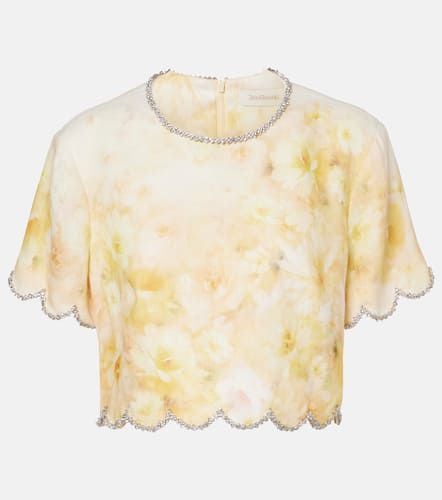 Cropped-Top Crush aus Seide - Zimmermann - Modalova