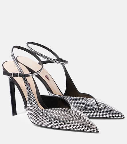 Gucci Pumps in raso con cristalli - Gucci - Modalova