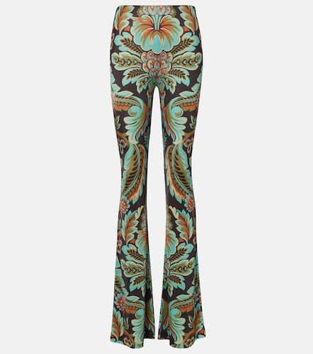 Pantalones flared de crepé de jersey estampados - Etro - Modalova