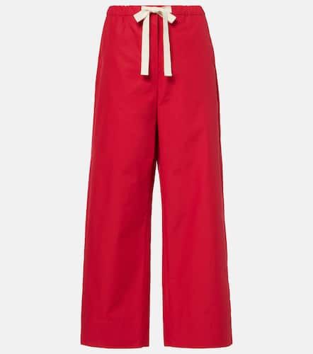 Argento cotton wide-leg pants - 'S Max Mara - Modalova