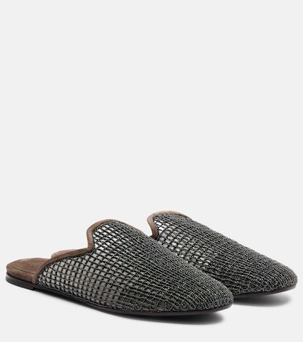 Mules con cuentas Monili - Brunello Cucinelli - Modalova