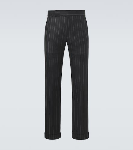Striped wool straight pants - Tom Ford - Modalova