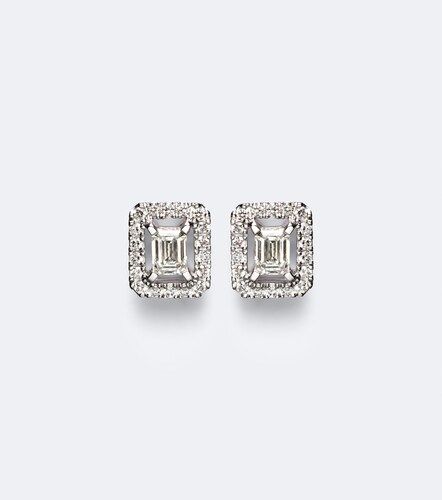 Pendientes Joy de oro blanco de 18 ct con diamantes - Messika - Modalova