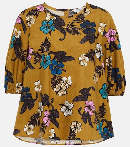 Calla floral cotton poplin top - 'S Max Mara - Modalova