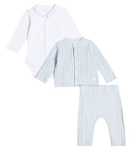 Baby - Pagliaccetto, pantaloni e cardigan in cotone - Tartine et Chocolat - Modalova