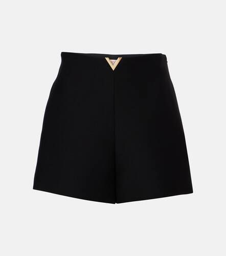 Shorts de Crepe Couture con VGold - Valentino - Modalova