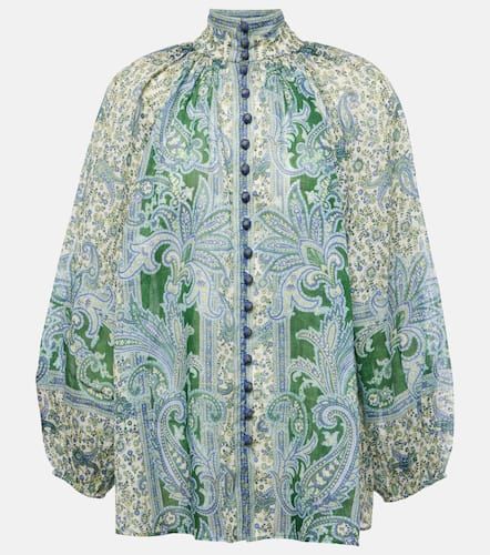 Blusa Ottie de ramio con paisley - Zimmermann - Modalova