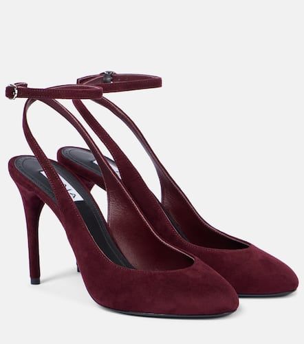 Alaïa Escarpins slingback Decolette 90 en daim - Alaia - Modalova
