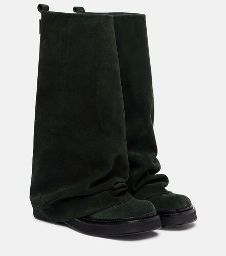 Robin leather combat boots - The Attico - Modalova