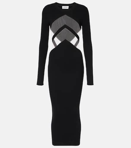 Paneled jersey midi dress - Jean Paul Gaultier - Modalova