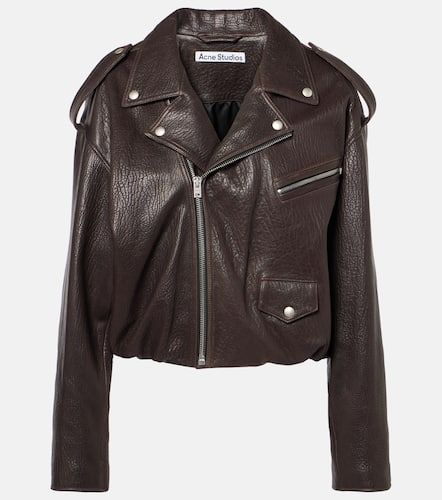 Acne Studios Bikerjacke aus Leder - Acne Studios - Modalova