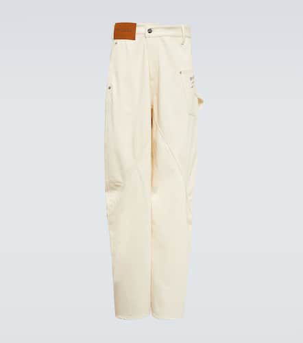 Jeans anchos con costuras curvadas - JW Anderson - Modalova