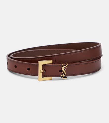 Cassandre 20 leather belt - Saint Laurent - Modalova