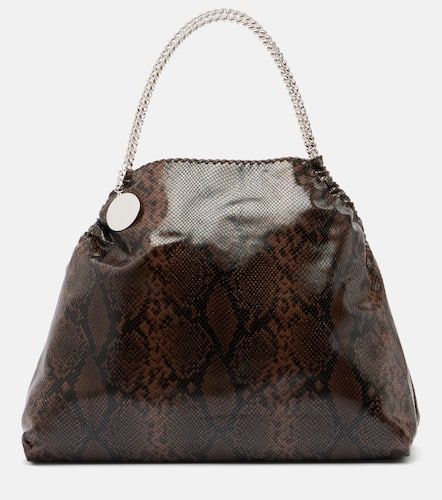 Snake-effect faux leather tote bag - Stella McCartney - Modalova