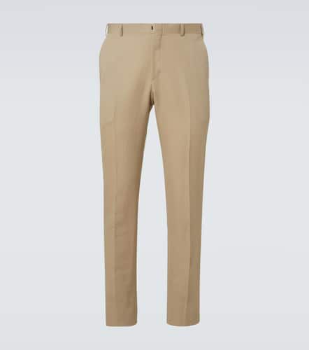 Pantalones rectos Pienza de lino y algodón - Brioni - Modalova